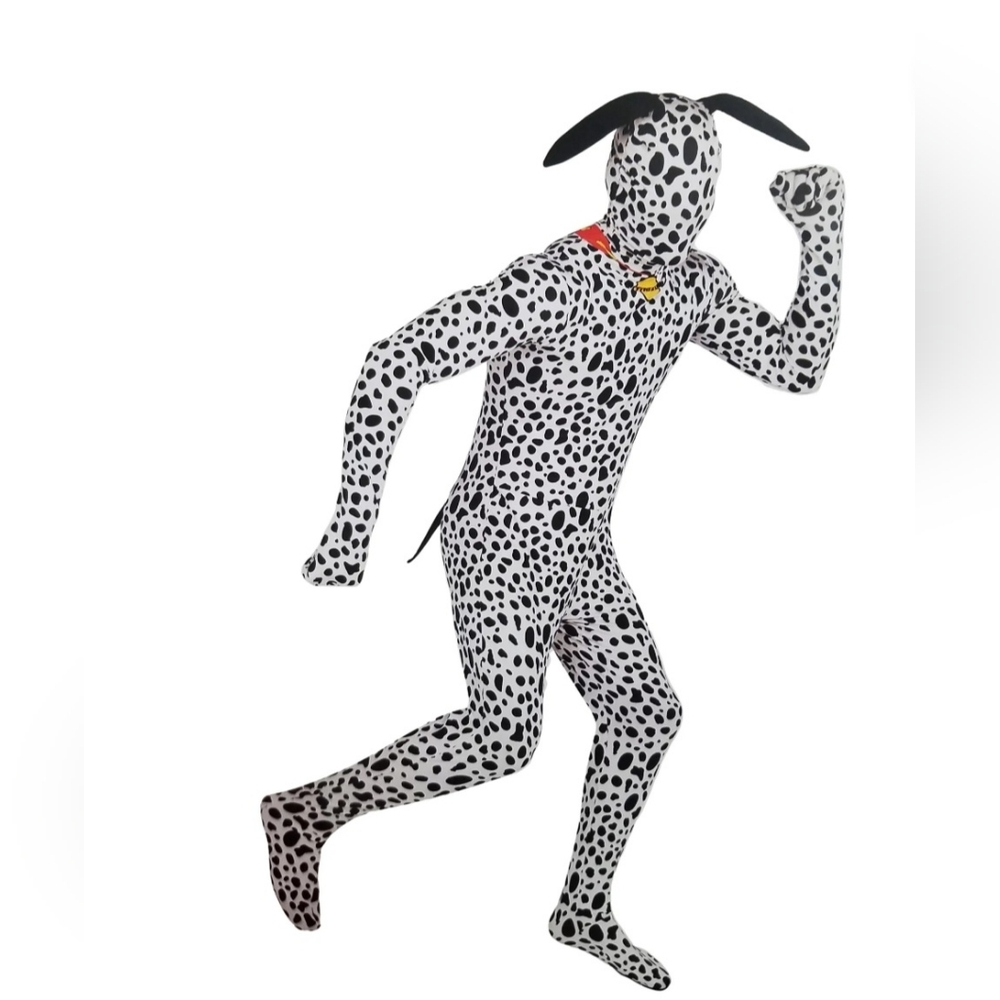 Target Dalmatian Print Full-Body Morph Costume - Black and White